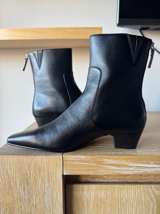 NWT! MADEWELL Women's The Lexie Ankle Boot True Black Leather Size 6.5 - no box! - Picture 11 of 15